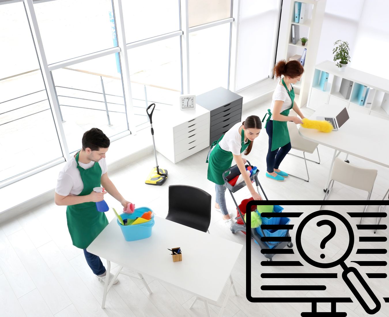 How regularly should an office need to be cleaned?